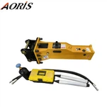 Klusināta tipa hidrauliskā akmens lauzēja āmurs